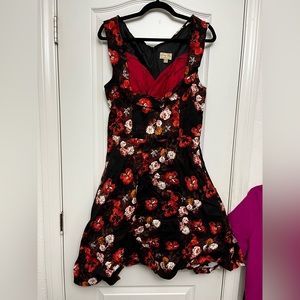 lindy Bop floral Ophelia Dress XL